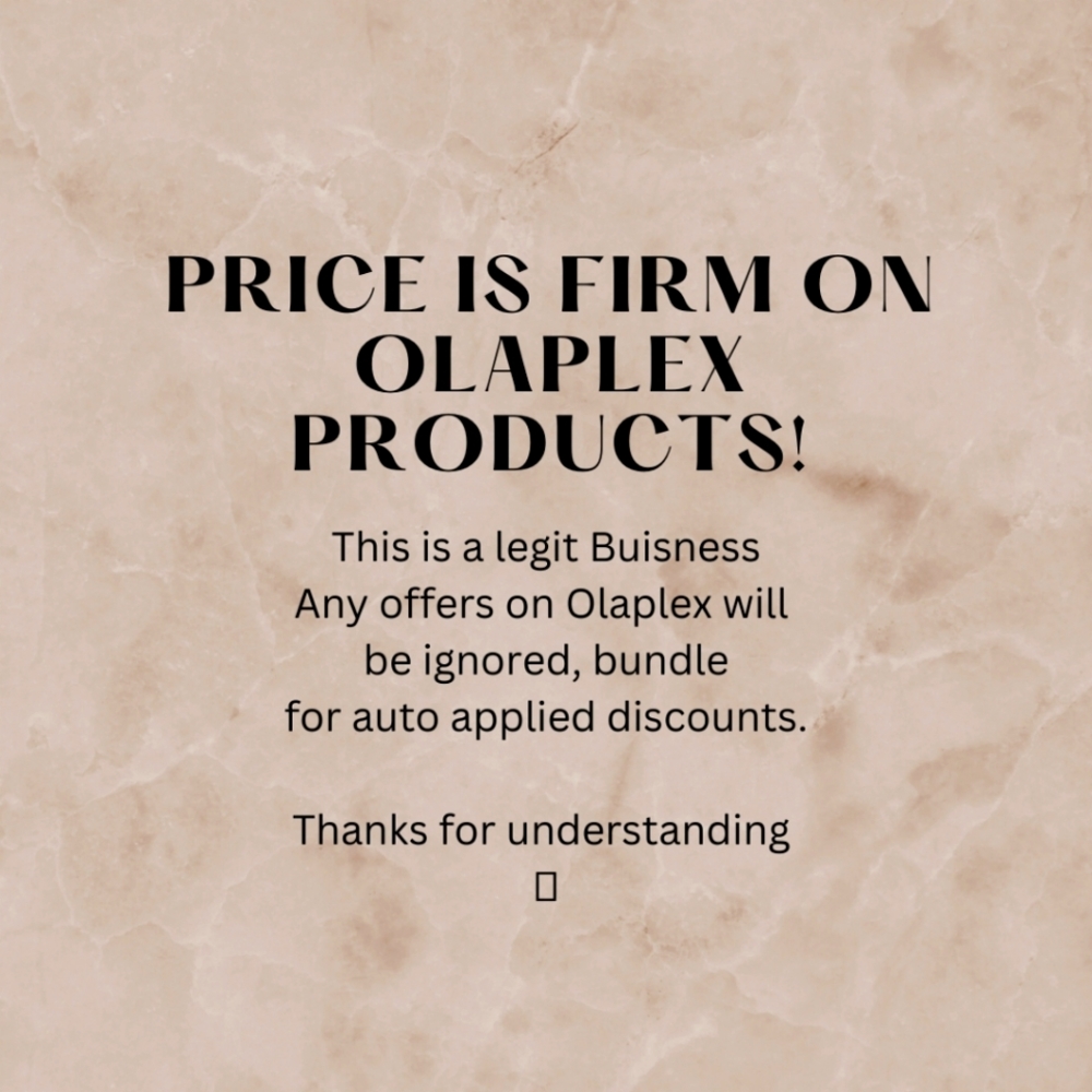 Price is FIRM